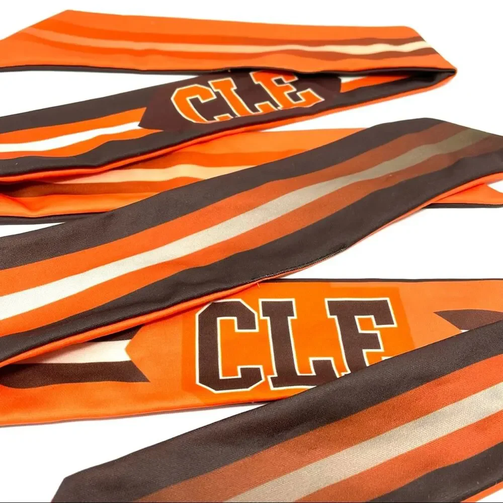 Cleveland Browns Bakerbands Bundle of 2 Reversible Bandanas, Ohio Football NFL